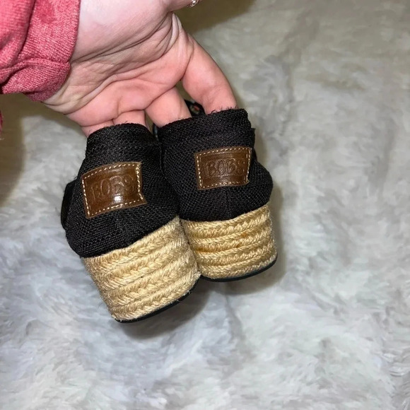 Bobs from Sketchers Memory Foam Womens Flats with Platform size Women’s 6 Black - Picture 5 of 5